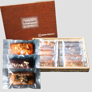 Tiramisu Specialty Store BENE REGALO Financier Assorted Box of 10 pieces (Tiramisu 4, Espresso Cacao 3, 6 Types of Fromage 3) Financier Gift Sweets Present Reward