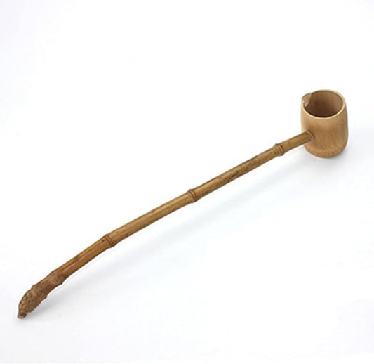 AZIEBAY Bamboo Ladle, Tea Utensil, For Rice Bowls, For Matcha Ceremony, Stylish, Traditional, Made in Japan