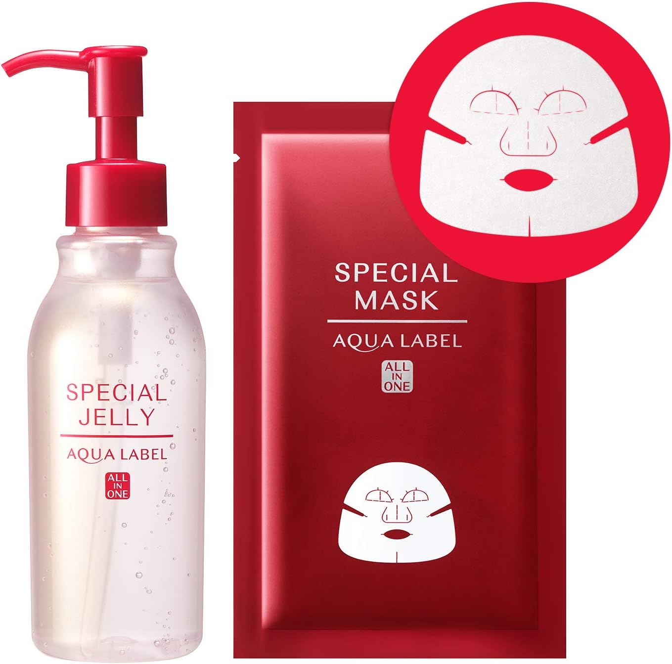 Aqualabel Aqua Label Special Jelly Set B All-in-One B (Set Item), 5.3 fl oz (160 ml) + 20 ml x 1 Piece