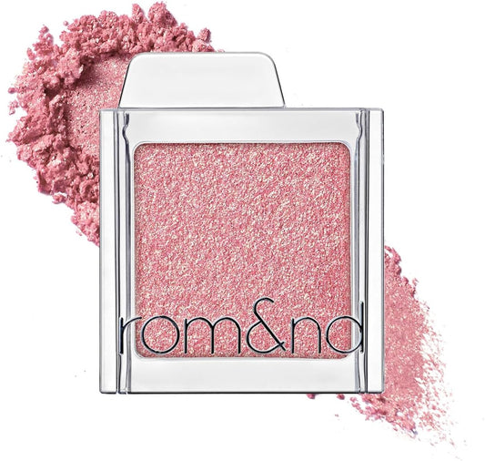 rom&nd SLIDE IN SINGLE Slide-In Single Eye Shadow, Powder, Glitter, Pearl, Glitter, Matte, Shimmer Transparent, Solid Color, Teardrop Bag Makeup, Glitter, Highlight, Cheek Eyeliner (G03 Bunny Chat)
