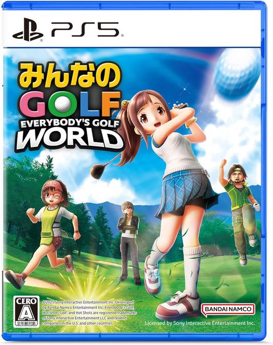 みんなのGOLF WORLD -PS5 【早期購入特典】プレイアブルキャラクター「パックマン」早期解放権 ＋「みんなのGOLF WORLD」オリジナルめじるしチャーム（スズキ）同梱