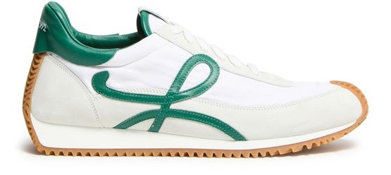 LOEWE Flow Runner 2.0 in nylon and suede - Image 1