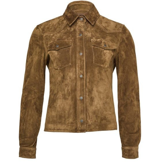 TOM FORD カシミア・スエード製 ウエスタンシャツ - Image 1
