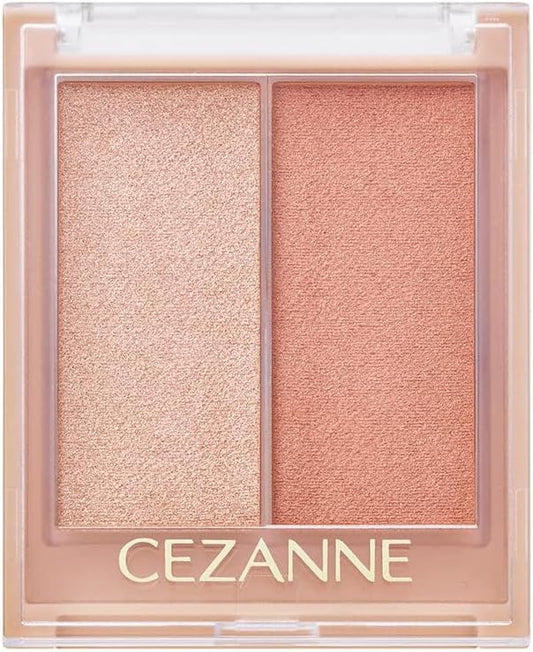 Cezanne Face Glow Color 01 Apricot Glow 0.2 oz (5.9 g) Face Color Ruddy Color Urumi Gloss