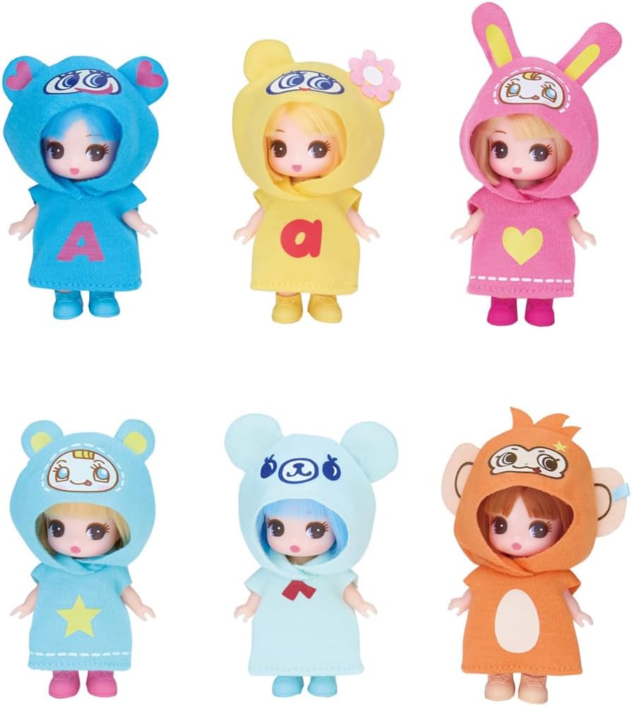 Takara Tomy Licca-chan Doll, Narmiya Characters Collection, Changeable Dress-up, Pretend Play, Toy for Ages 3 and Up