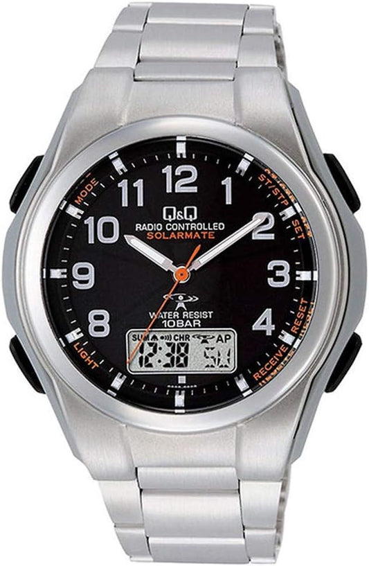 Citizen MD02-205 Radio Solar Men's Watch, Silver