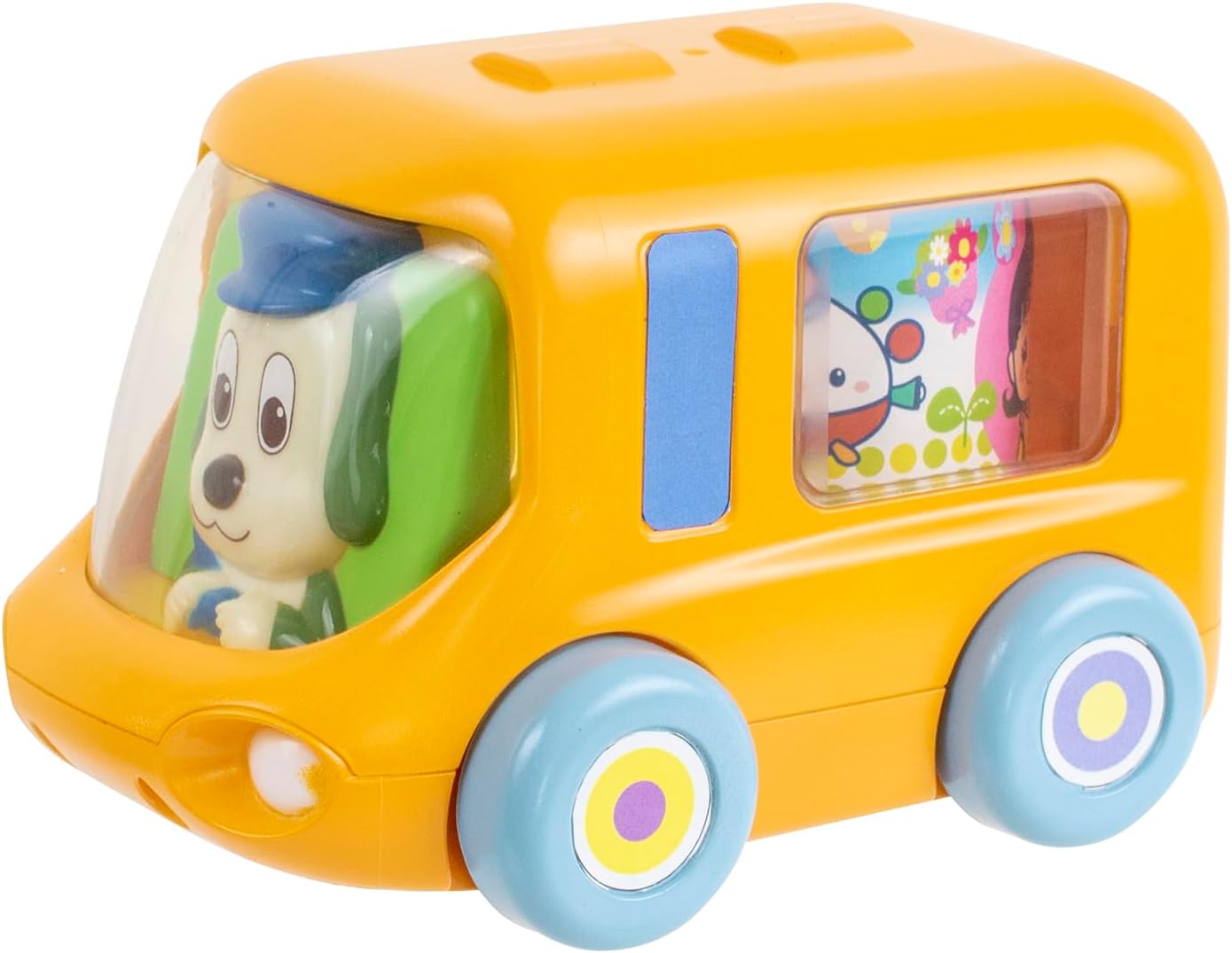 Maruka Peekaboo! Let's Go on Wan Wan's Bus! Toy Car for Ages 1.5 and Up 196912