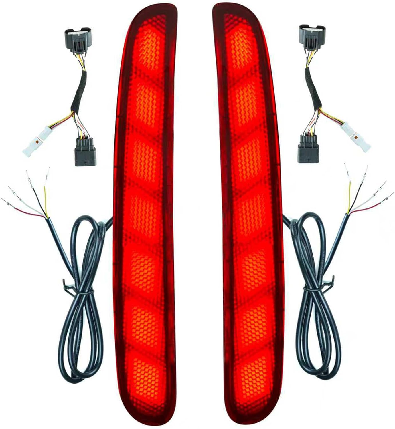 Honda N-BOX Custom JF3 JF4 JF5 JF6 LED Reflector Dedicated Custom Parts, Compatible with Car Inspection Genuine Reflective Function, Reflector Flashing + Sequential Turn Signal Kit, Bright, Rear Tail