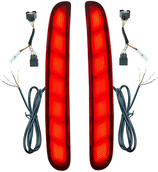 Honda N-BOX Custom JF3 JF4 JF5 JF6 LED Reflector Dedicated Custom Parts, Compatible with Car Inspection Genuine Reflective Function, Reflector Flashing + Sequential Turn Signal Kit, Bright, Rear Tail