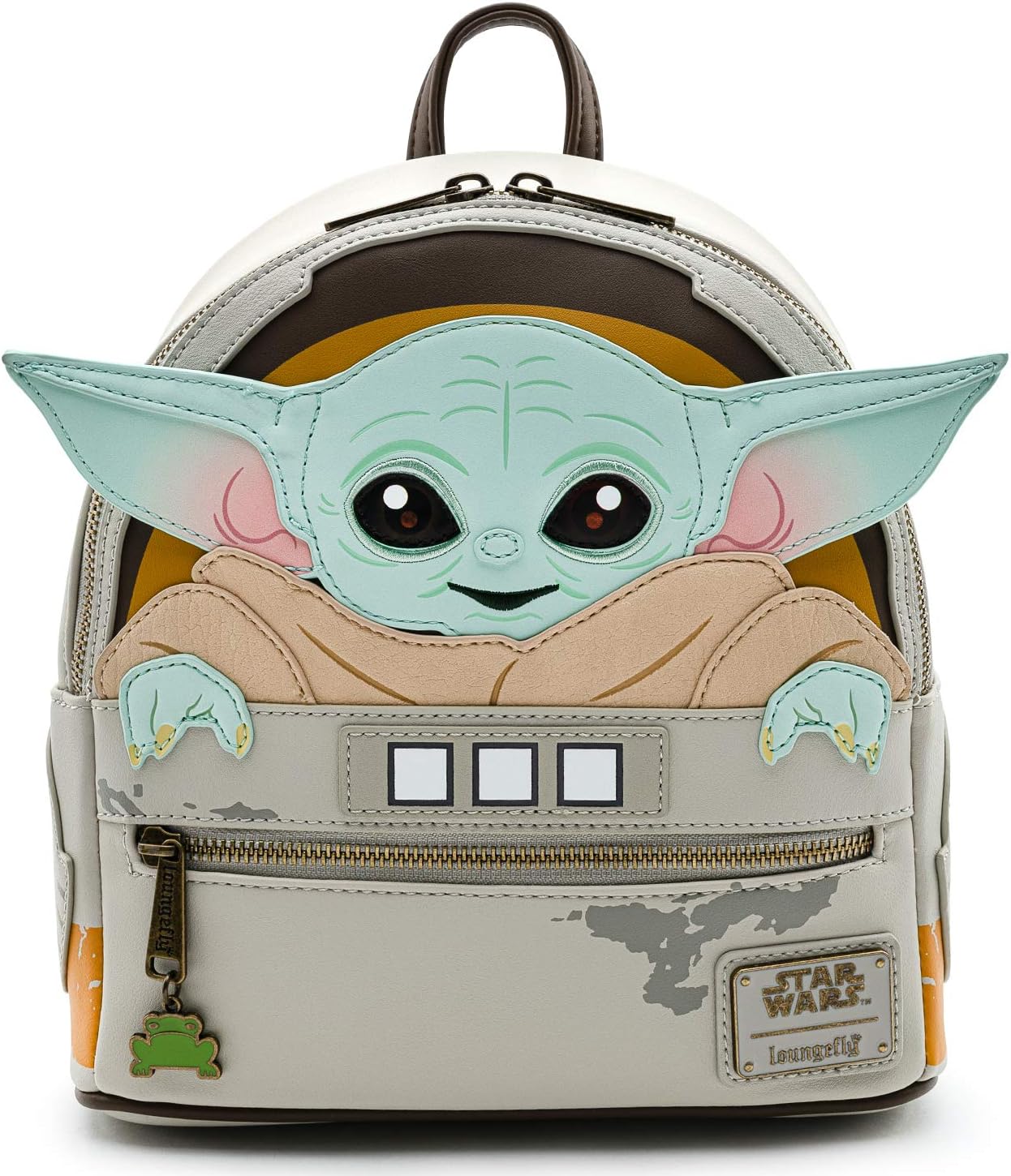 Loungefly Star Wars Baby Yoda The Mandalorian - Bolso de hombro con doble correa para mujer, Multi