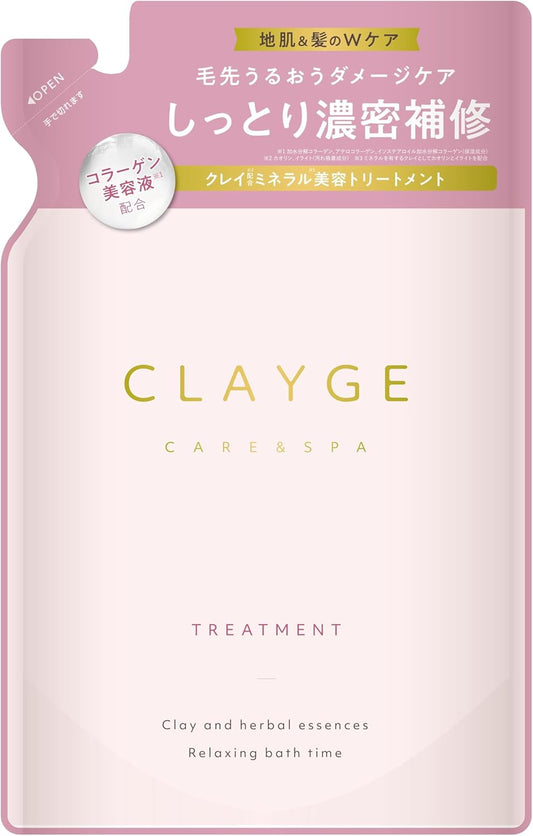 CLAYGE Treatment M, Moist and White Jasmine & Musk Scent, Refill, 13.5 fl oz (400 ml) (x1), Single Item