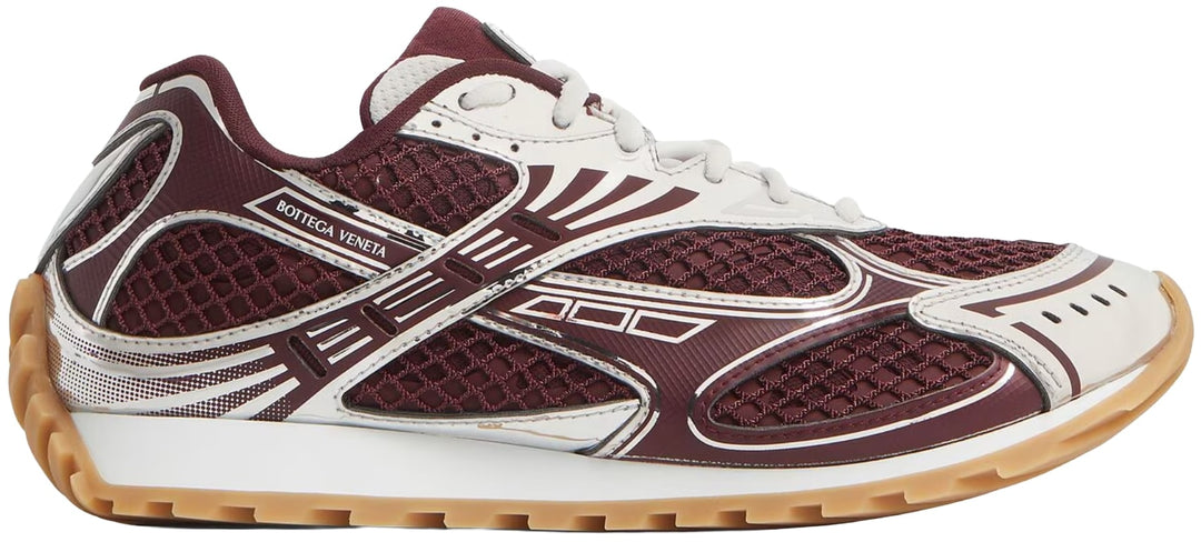 BOTTEGA VENETA 'BAROLO/SILVER' ORBIT SNEAKERS