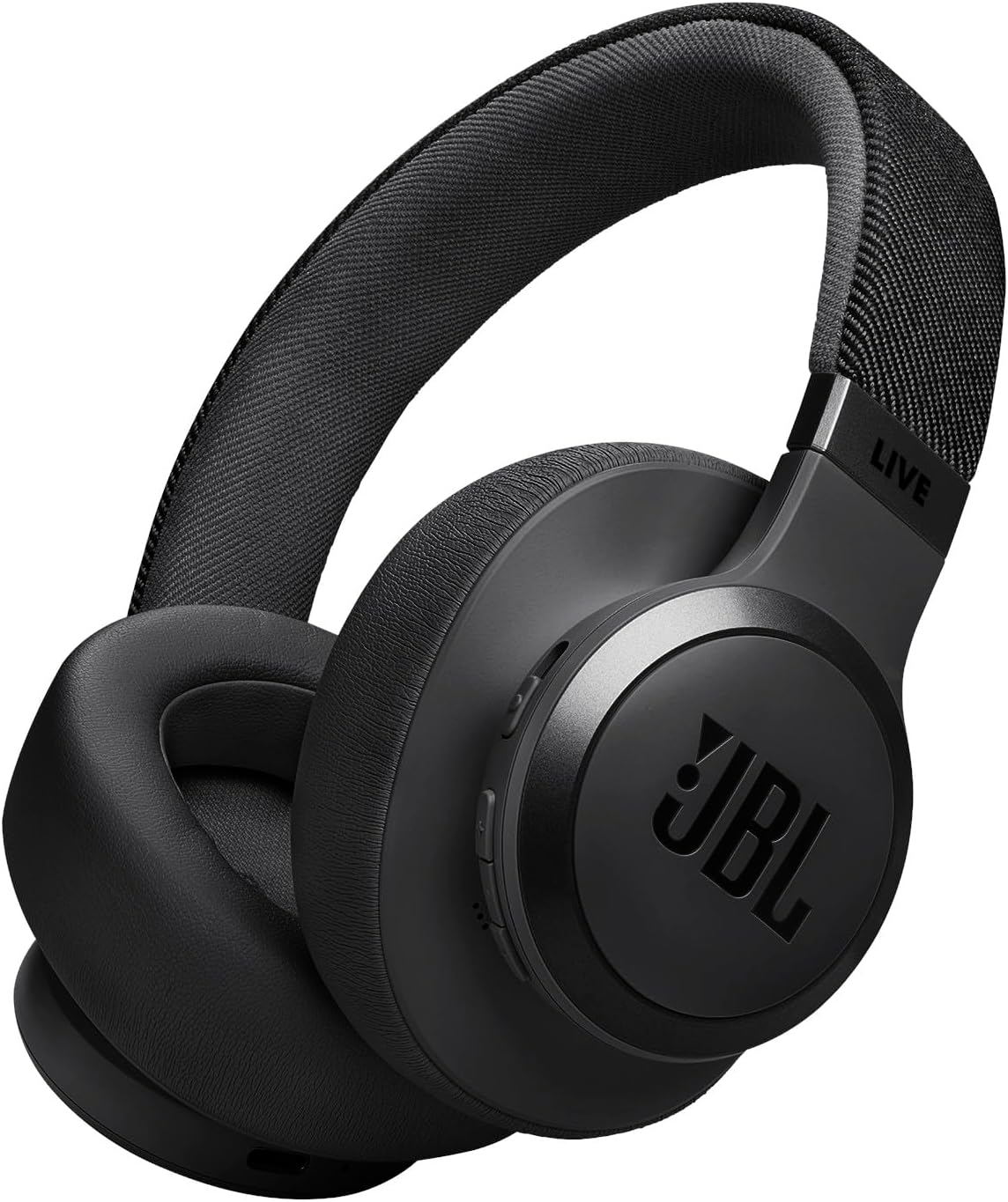 JBL LIVE 770 NC Style/Design/Hybrid Noise Cancelling/Bluetooth Compatible/Multipoint/Over-Ear Headphones/Black/JBLLIVE770NCBLK