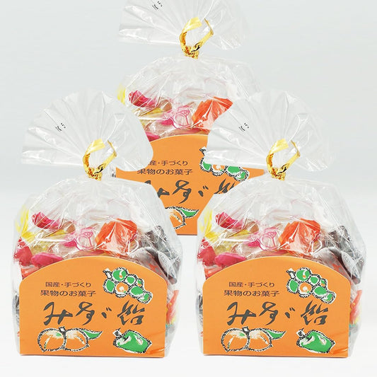 Iijima Shoten Misuzu Candy, Angle Bag, Famous Sweet from Ueda, Nagano Prefecture, Souvenir, Misuzu Candy (3 Bags)