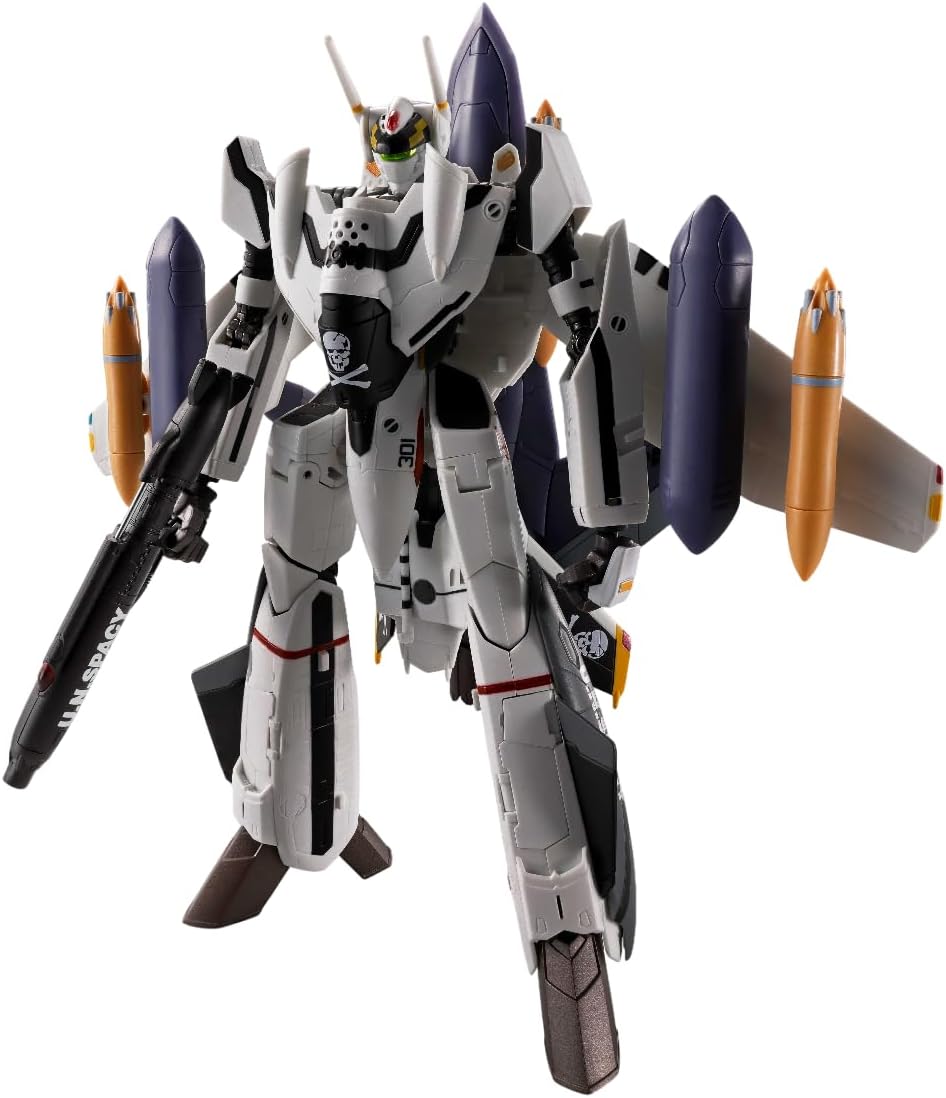 Tamashi Nations Hi-Metal R Macross Zero VF-OS Phoenix + QF-2200D-B Ghost, Approx. 5.5 inches (140 mm), ABS & Die-Cast & PVC Pre-Painted Action Figure