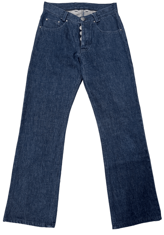 CHROME HEARTS 'STRAIGHT INDIGO' JEANS