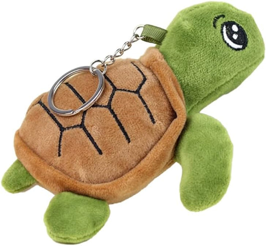 Yavoluy Plush Turtle Turtle Keychain Keychain Cute Pendant Bag Charm Plush Mascot Turtle Toy, green