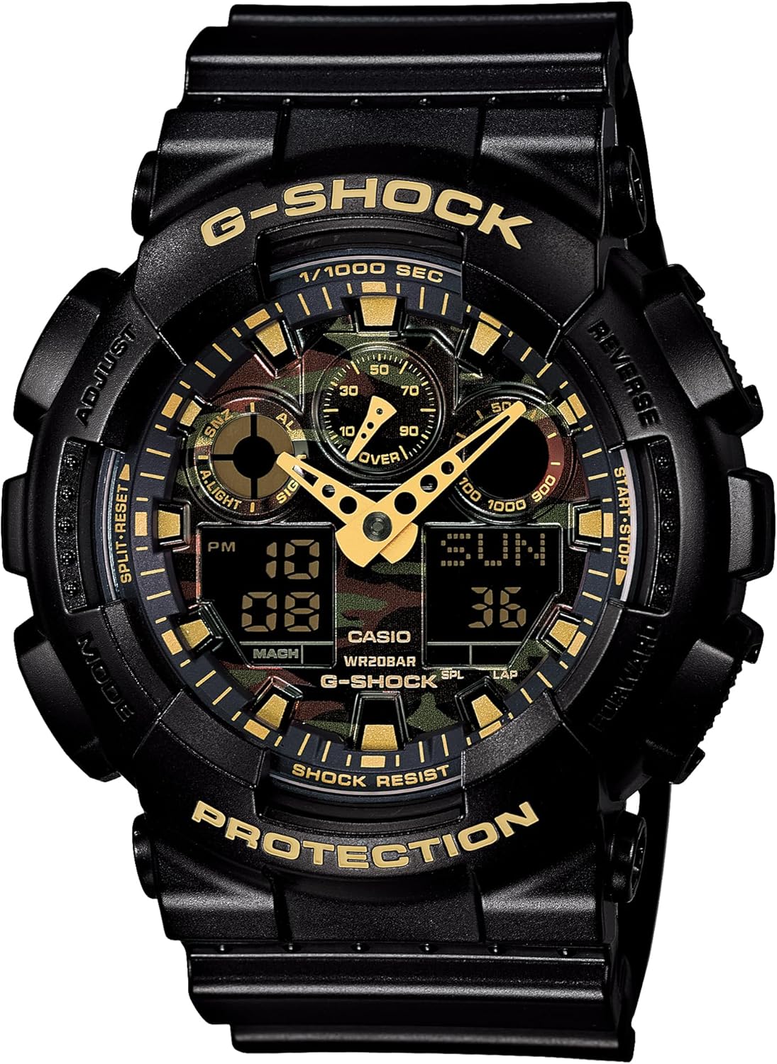 Casio G Shock Watch Camouflage Men' S Watch Ga 100cf-1a9