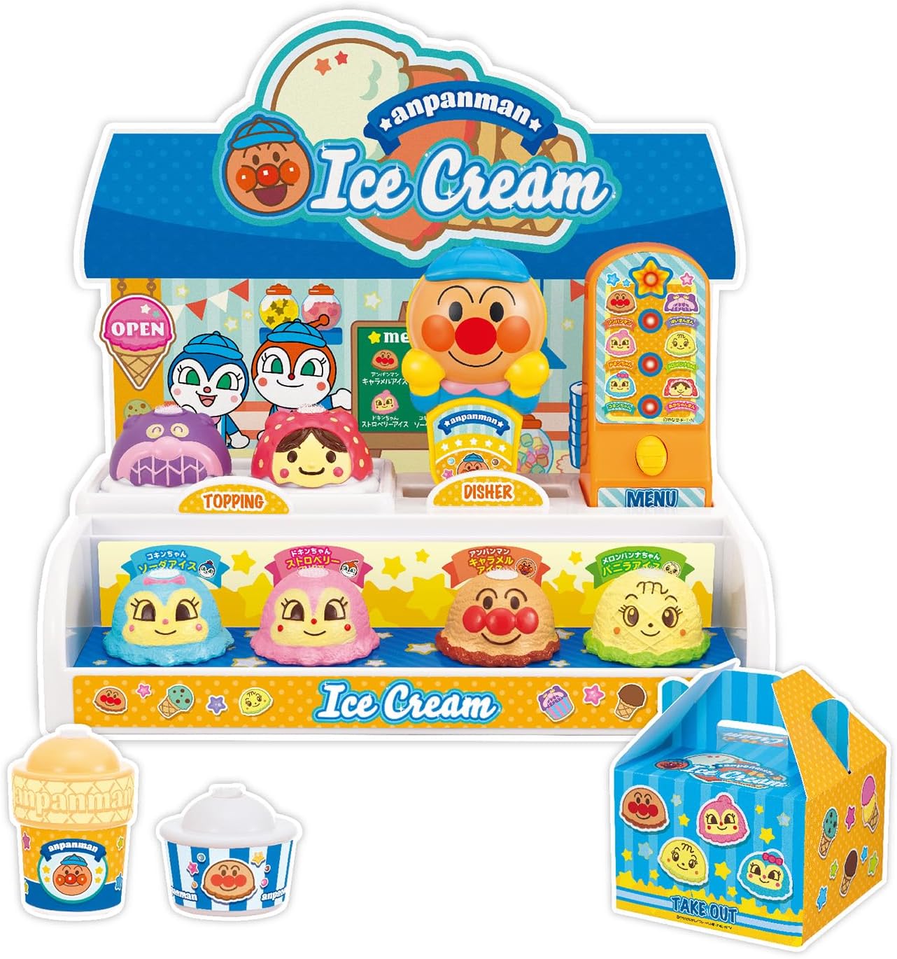 JOYPALETTE Pop with the Disher! Anpanman's Favorite Ice Cream Shop