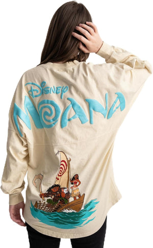 Spirit Jersey Disney Princess Collection, Talla Oversized, Unisex, Camisa Pullover de Manga Larga, Algodón 100% Grueso Preencogido