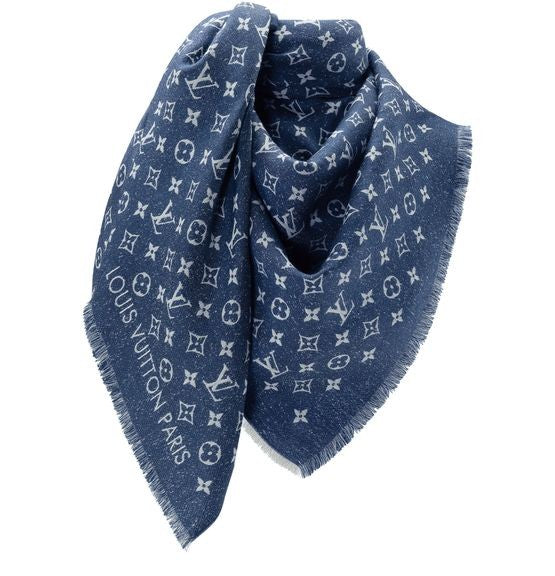 LOUIS VUITTON My Daily Denim Shawl - Image 1