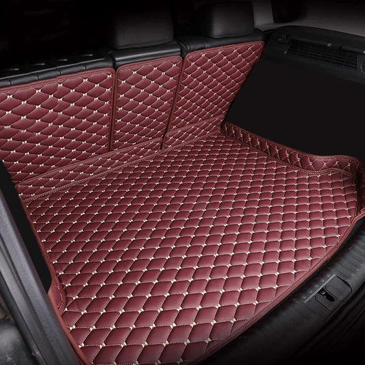 Compatible with Toyota New Prius 60 Series Luggage Mat, 3D Cargo Mat, Prius 60 Series Car Specific Design, Trunk Mat, XPE, Leather Material, Waterproof, Stain Resistant, Abrasion Resistant, Easy