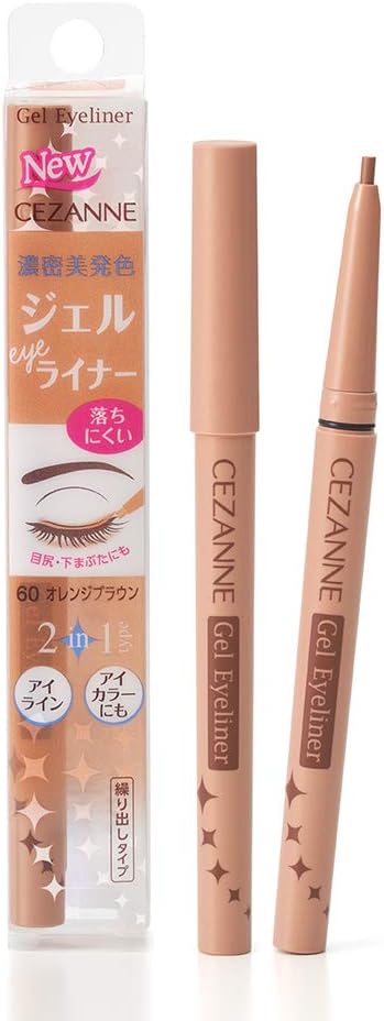 Cezanne Gel Eyeliner, 60 Orange Brown, 0.004 oz (0.1 g)