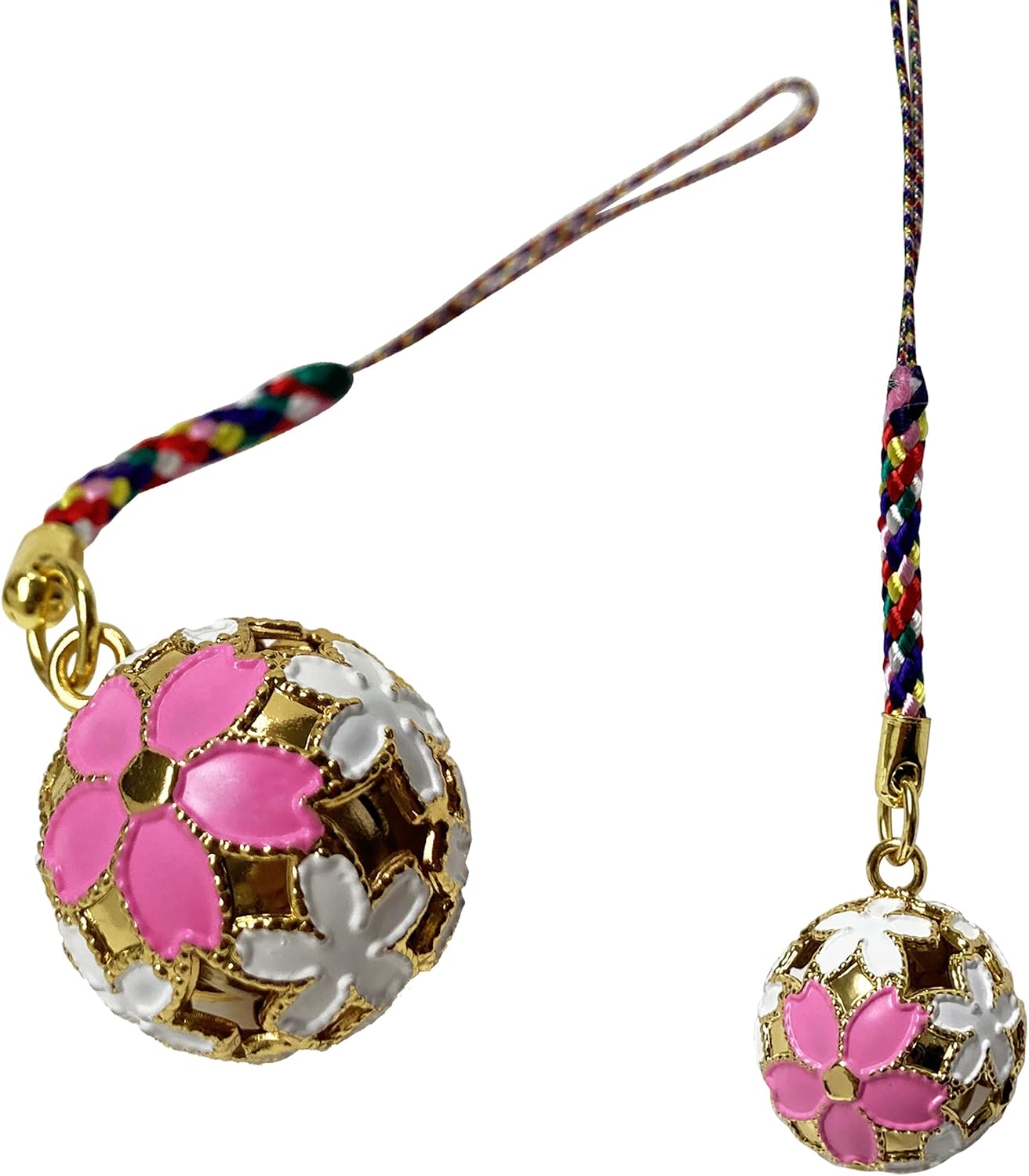 LamPlanning Sakura Bell, Cherry Blossom Pattern, Flower Bell, Bell, Sakura, Beautiful Sound, Netsuke, Made in Japan, Cute, Amulet, Japanese Pattern, Souvenir, Kyoto Souvenir, Gift