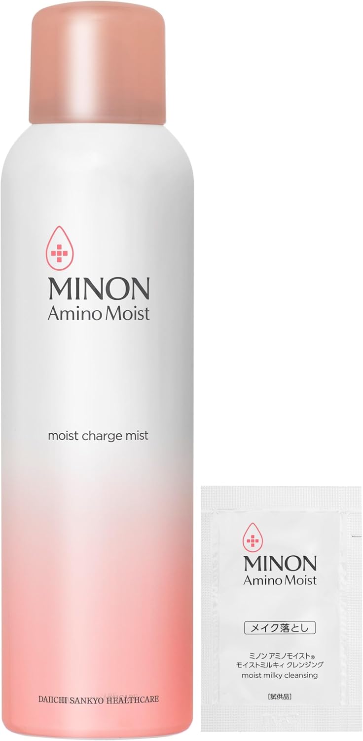 Minon Amino Moist Charge Mist, 5.3 oz (150 g), For Sensitive Skin, Hypoallergenic Formula, Mist Lotion, Moisturizing, Can Be Used Over Makeup Spray Lotion