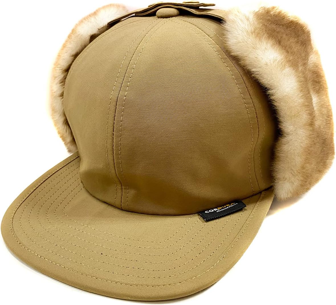 Basic Ench Cordura 60/40 Flap Cap, Cordura, Made in Japan, Earmuffs, Hat, Antibacterial, Deodorant, Women's, Men's, One Size Fits Most