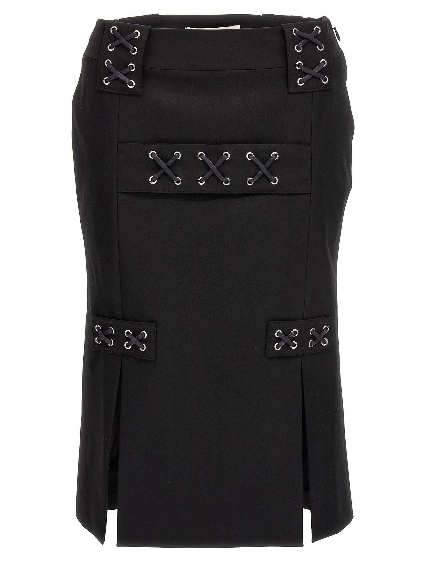 Alessandra Rich アレッサンドラリッチレースアップスカート - Image 1