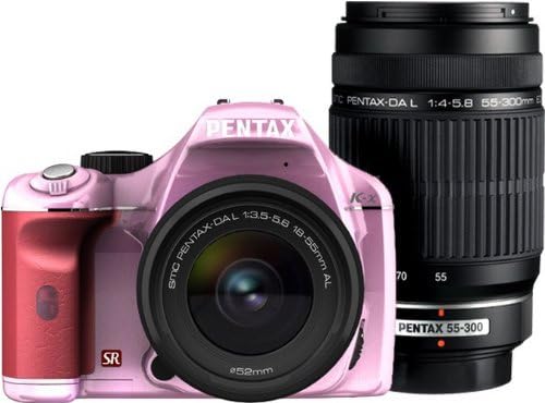 PENTAX デジタル一眼レフカメラ K-x ダブルズームキット ライトピンク/レッド 084