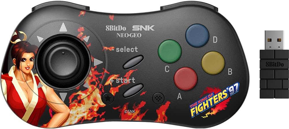 【ネオジオミニ/Android(9.0以上)/PC対応】8BitDo NEOGEO Wireless Controller Mai Shiranui