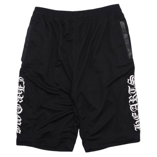 CHROME HEARTS 'BLACK' TEAR AWAY SHORTS