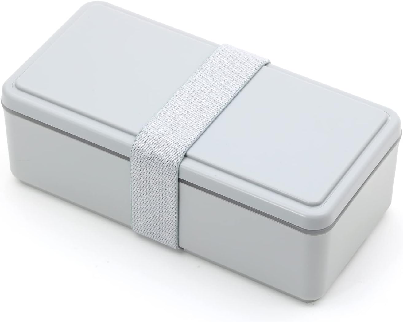 Miyoshi Seisakujyo (Miyoshi Manufacturing) GEL-COOL Gel Cool Square, Integrated Ice Pack, Rectangular Lunch Box, Bento Box, Oyster Gray, 7.0×3.4×2.4 inches (17.8×8.7×6 cm), 16.9 fl oz (500 ml), 1 Tier
