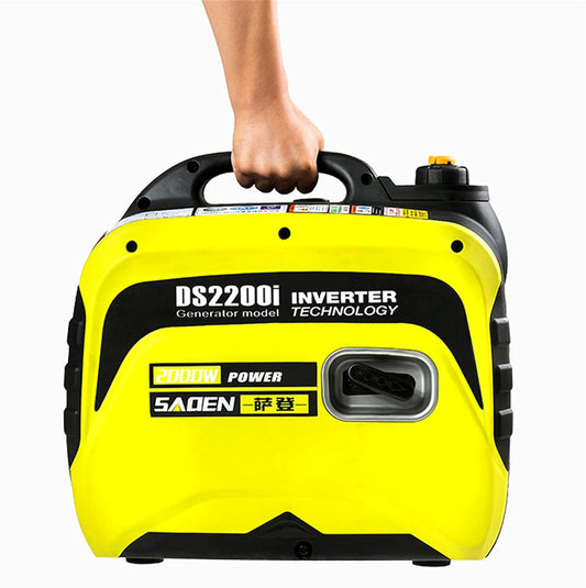 2000W Power Portable Electric Motor Household Car Engine Gas Gasoline Digital Inverter Gasoline Generator