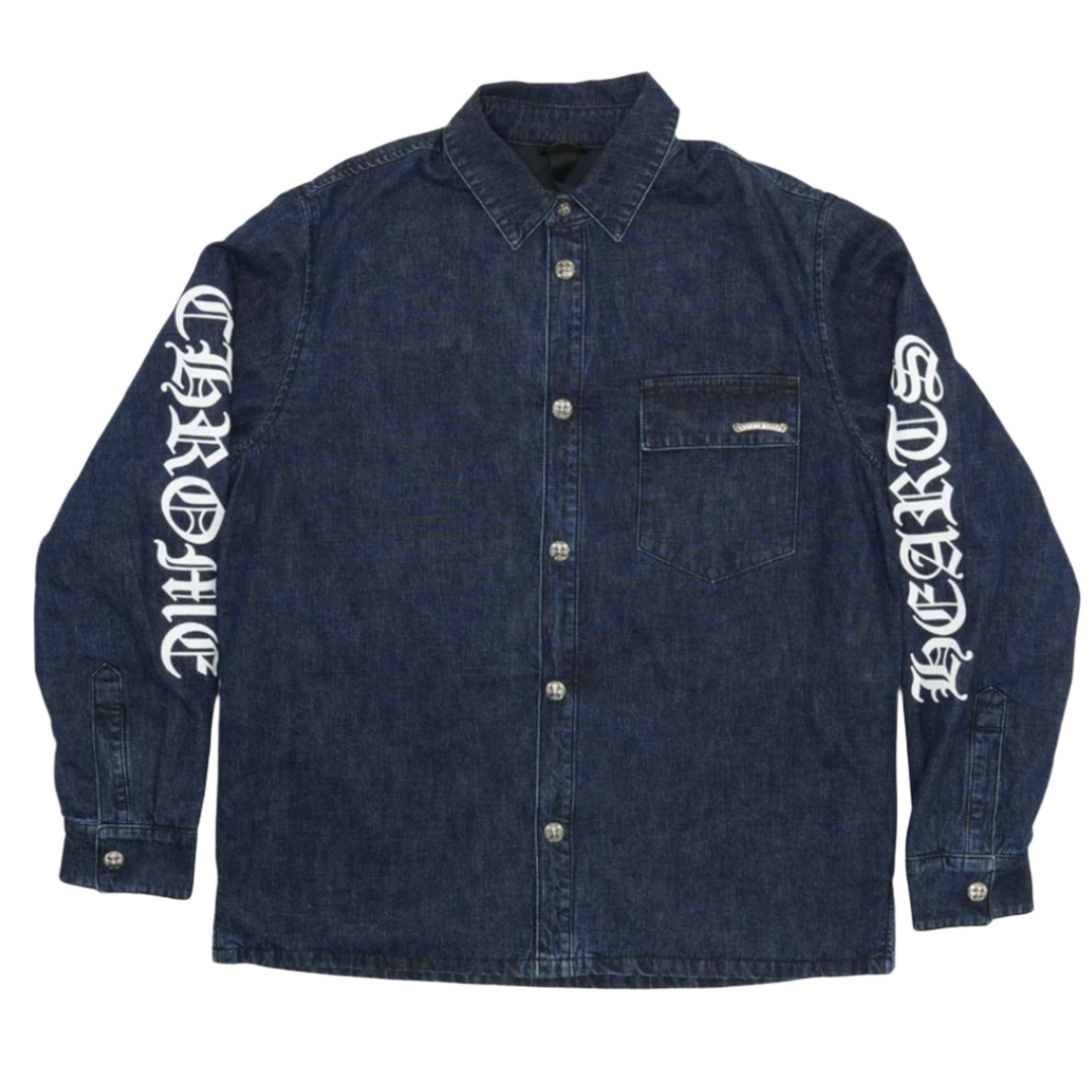 CHROME HEARTS 'TURBO DIESEL WORKN' PADDED SHIRT JACKET