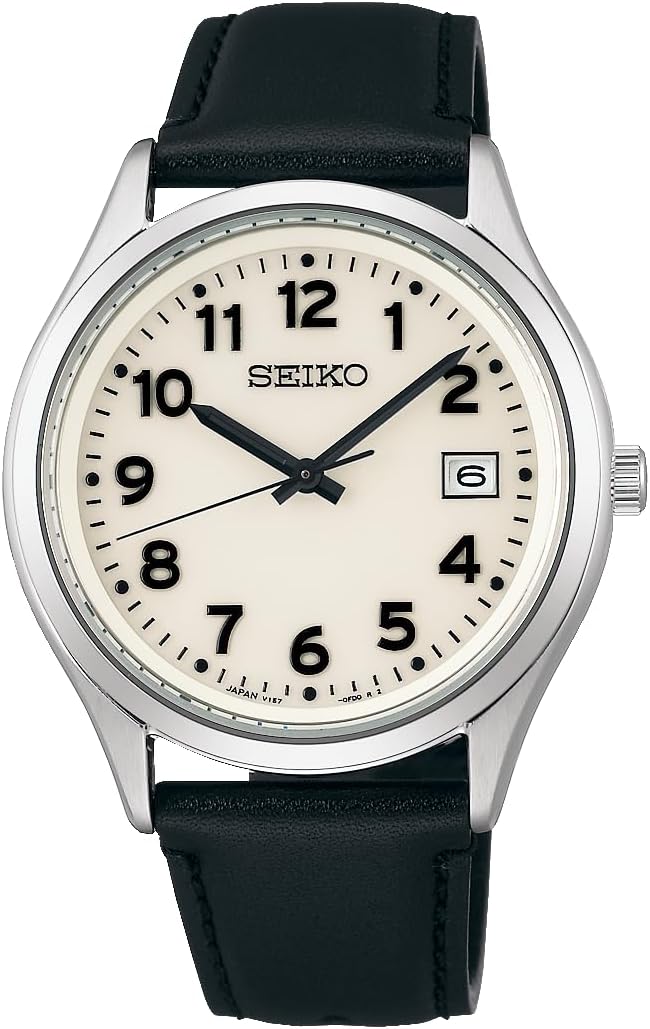 Seiko Selection S Series Watch, Pair Solar (Men's), Dial: Full Luminescent (Full Arabic Numerals), Classic