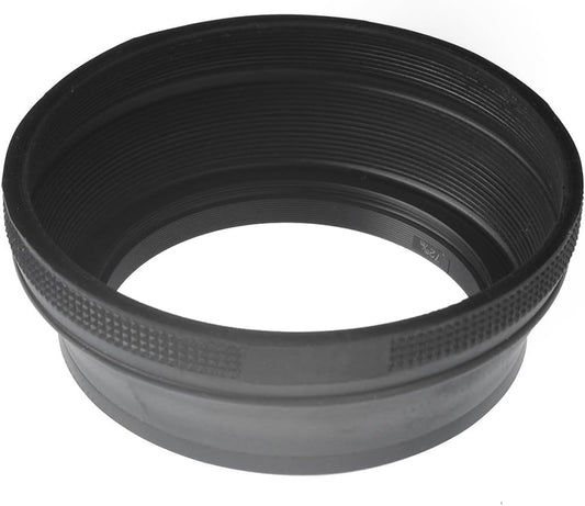 Etsumi VE-2471 Lens Hood Rubber Hood N 2.8 inches (72 mm) Black