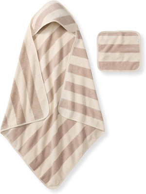 Burt's Bees Baby Toallas con Capucha de Terciopelo Orgánicas de Algodón, Esenciales de Baño Unisex, Toalla Suave de Guardería para Bebés, Niños Pequeños, Niños