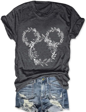 Magic Kingdom Castle - Camisa casual de manga corta para vacaciones, ropa bohemia para mujer, lindas camisetas de verano