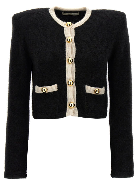 Alessandra Rich アレッサンドラリッチアルパカはカーディガンを切り取った - Image 1