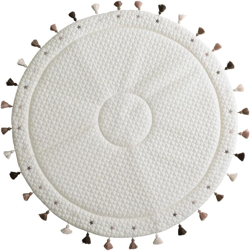 Puppa Pupo Sunny Mat, Baby Tassel, Rug, Fringe, Age Photography, Sleeping Art, Sleeping Art, Baby Mat, Play Mat, Round Shape, Baby Shower, Gift, Gift 04 Chocolat