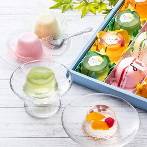 Onakamen Confectionery Gift, Jelly Gift, Japanese Confectionery Pudding Sojikan Fruit Jelly and Pudding Harmony, 7 Pieces (5 Types, 7 Pieces), Sweets