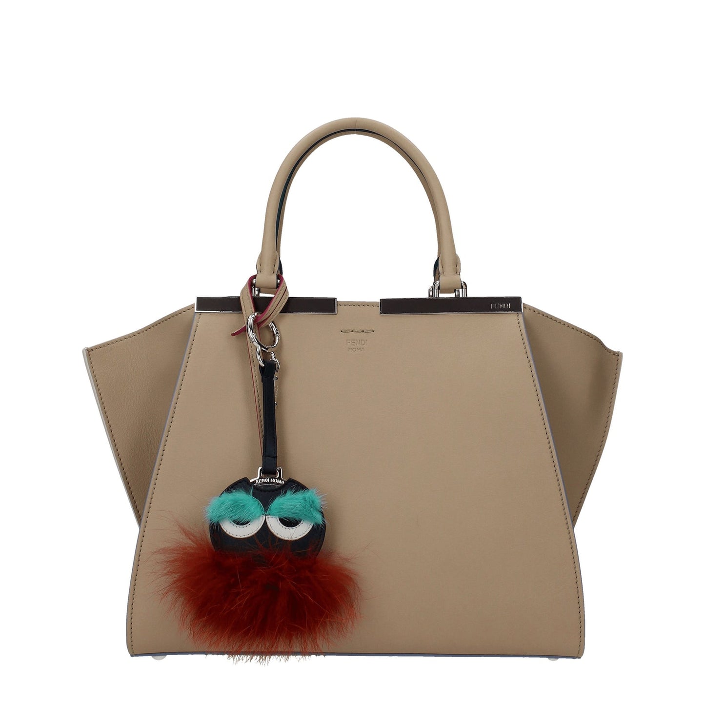 Fendi キーチェーンの女性マルチカラーファー - Image 1