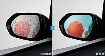 TOYOTA PRIUS Prius 50 Series Rain Clearing Blue Mirror ZVW50 Genuine 08169 - Part Number: [2] 08169-52020
