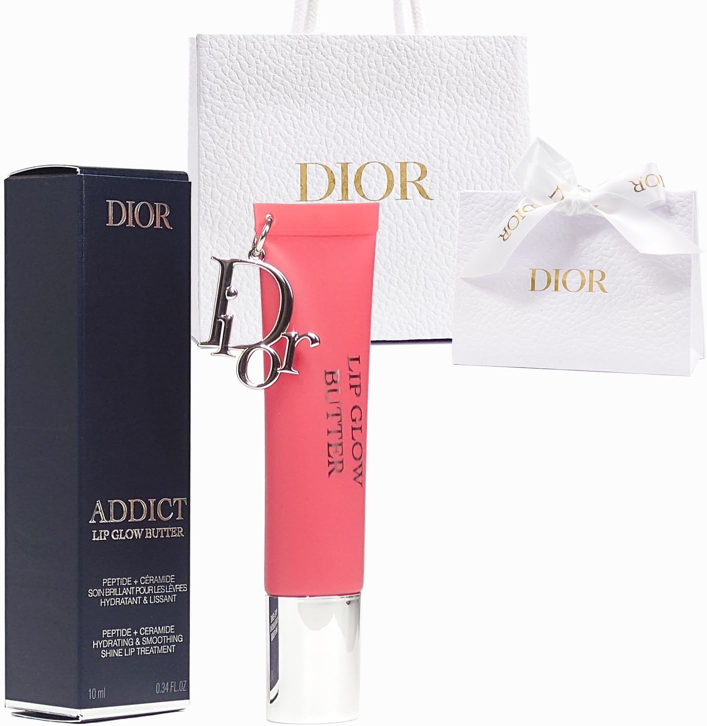 Dior Addict Lip Grow Butter (#105 Lychee), 0.3 fl oz (10 ml), Lip Gloss, Lip Care, Birthday, Mother's Day, Anniversary, White Day, Returns, Christmas, Present, Present, Cosmetics, Cosmetics, Women's