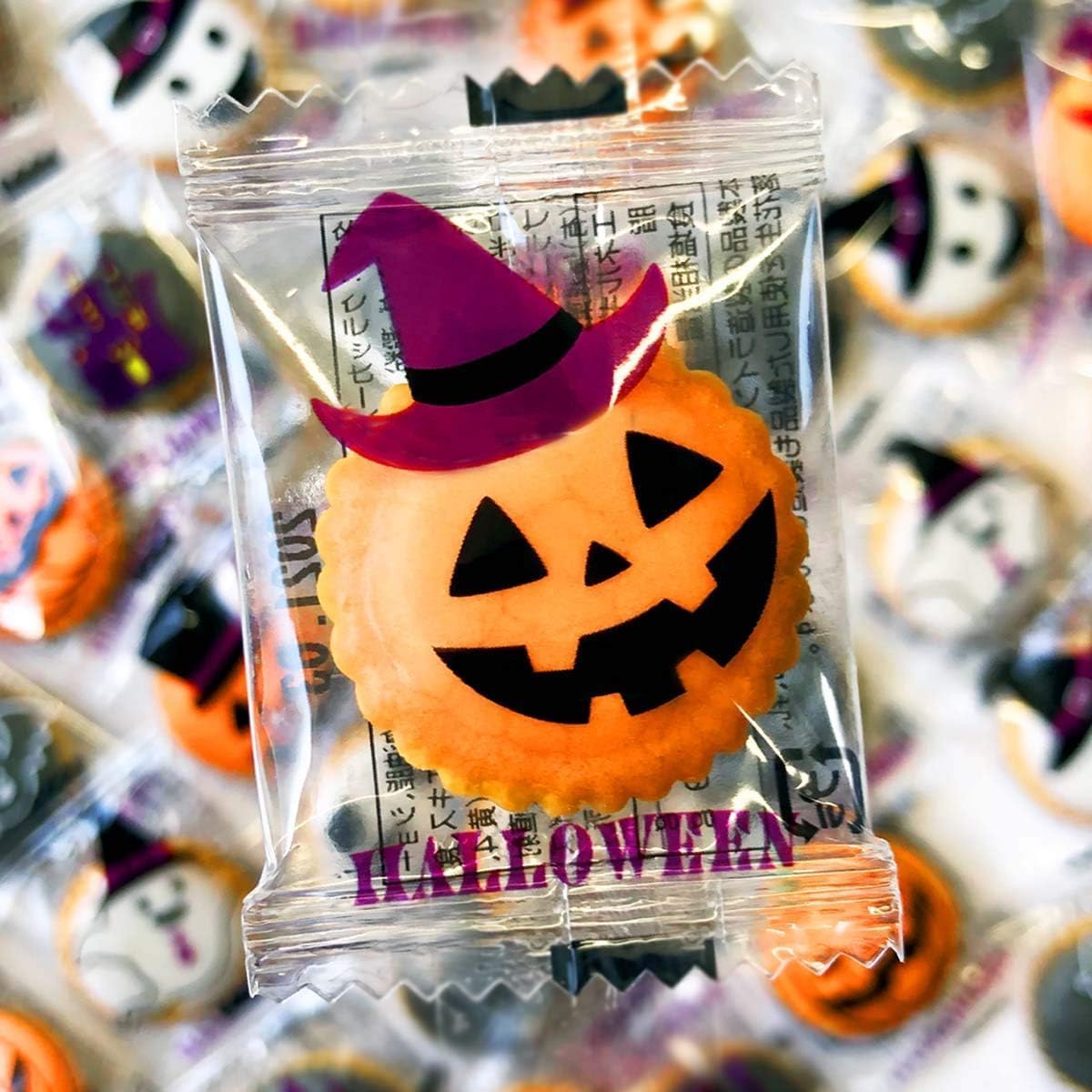 Halloween Yorch Cookies, Present, Realistic Planning, Large Capacity, Commercial Use, Sweets, Events, Present, Adults, Crackers, Individually Packaged, Prizes, Dagashi Sweets, Cute (10 Pieces)