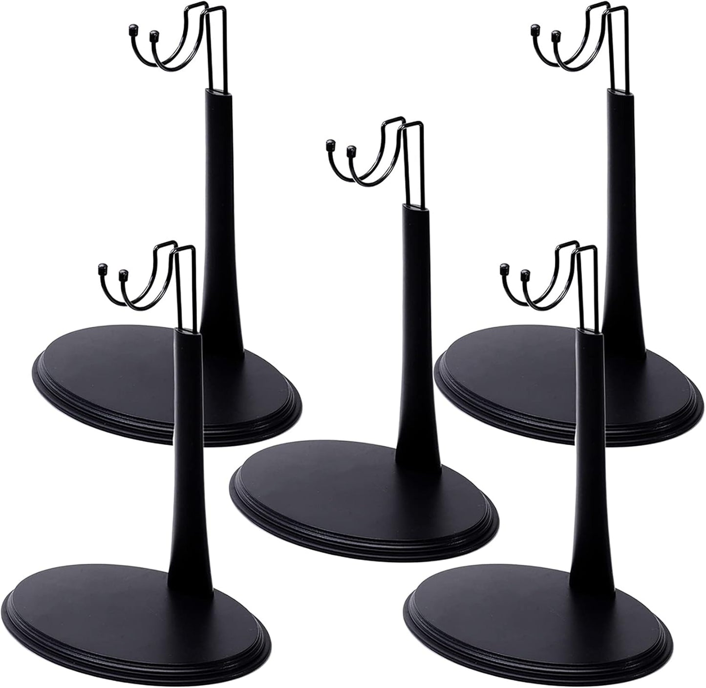 VIEAURA Display Stand, 1/6 Scale, No Nameplate, Doll Stand, Figure Stand, Hot Toys (Set of 5)