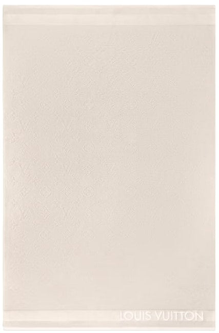LOUIS VUITTON 'CREAM' BEACH TOWEL
